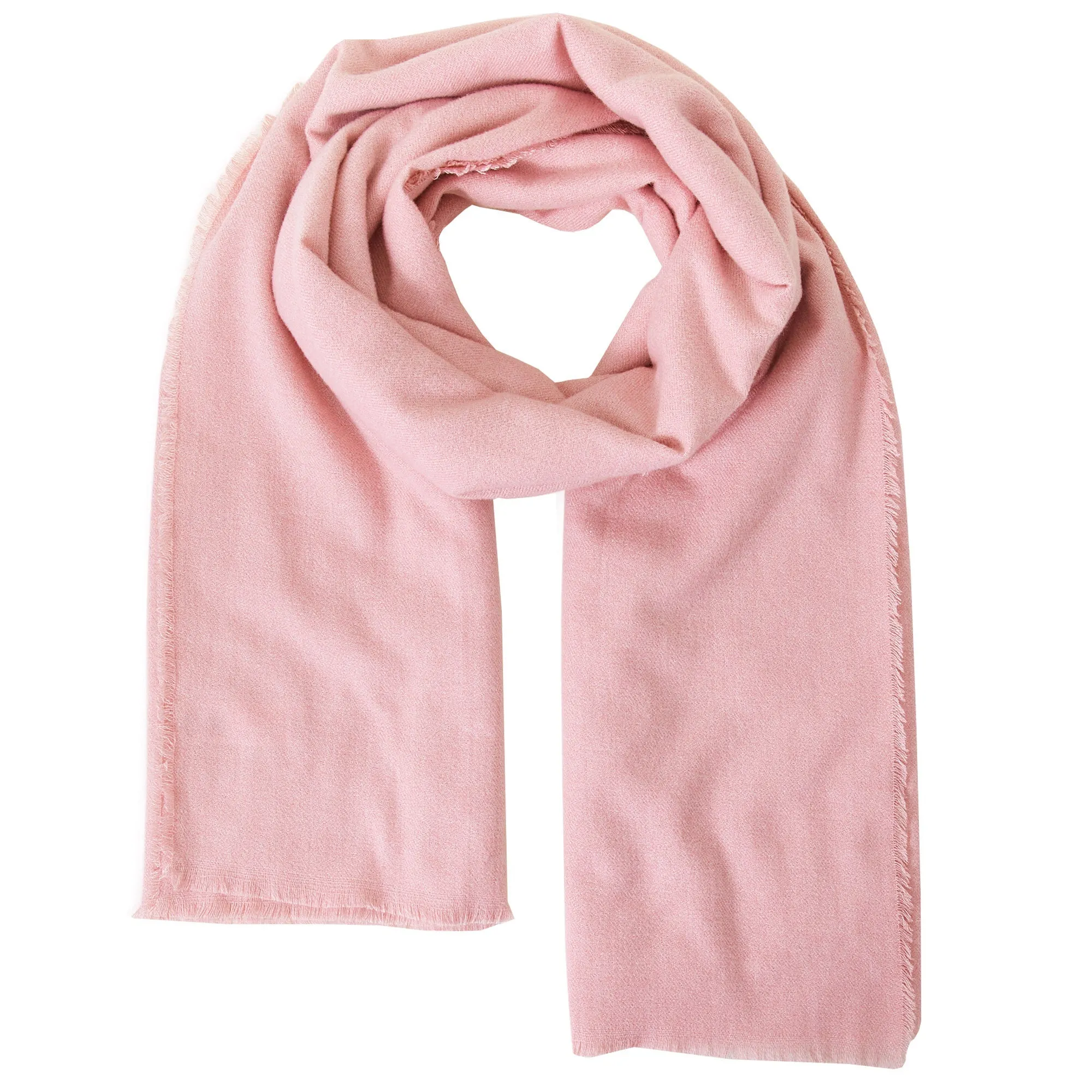 Accessorize London Women's Pink  Grace Super-Soft Blanket Scarf