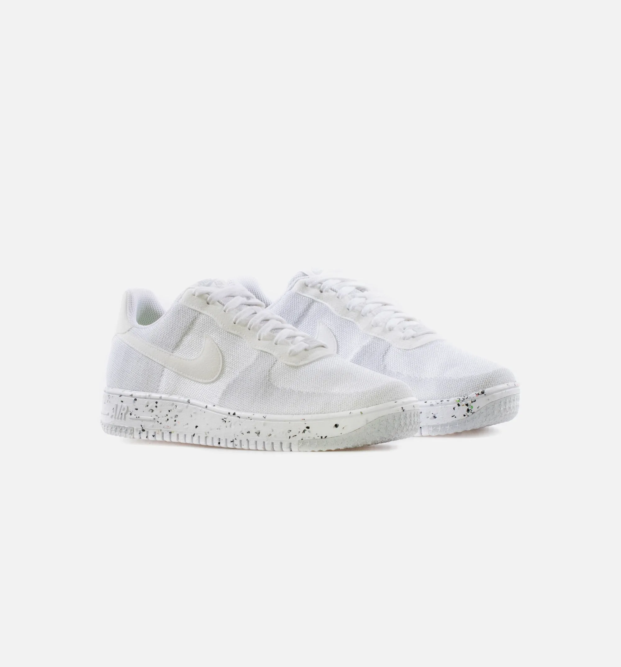 Air Force 1 Crater FlyKnit Mens Lifestyle Shoe - White/Sail/Wolf Grey/White