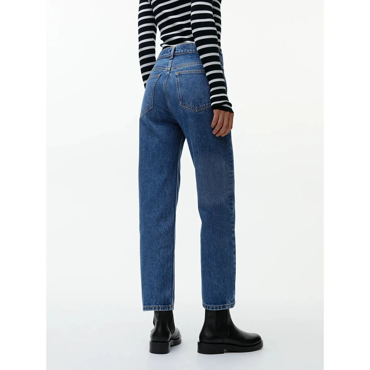 AKT Mom Straight Jeans