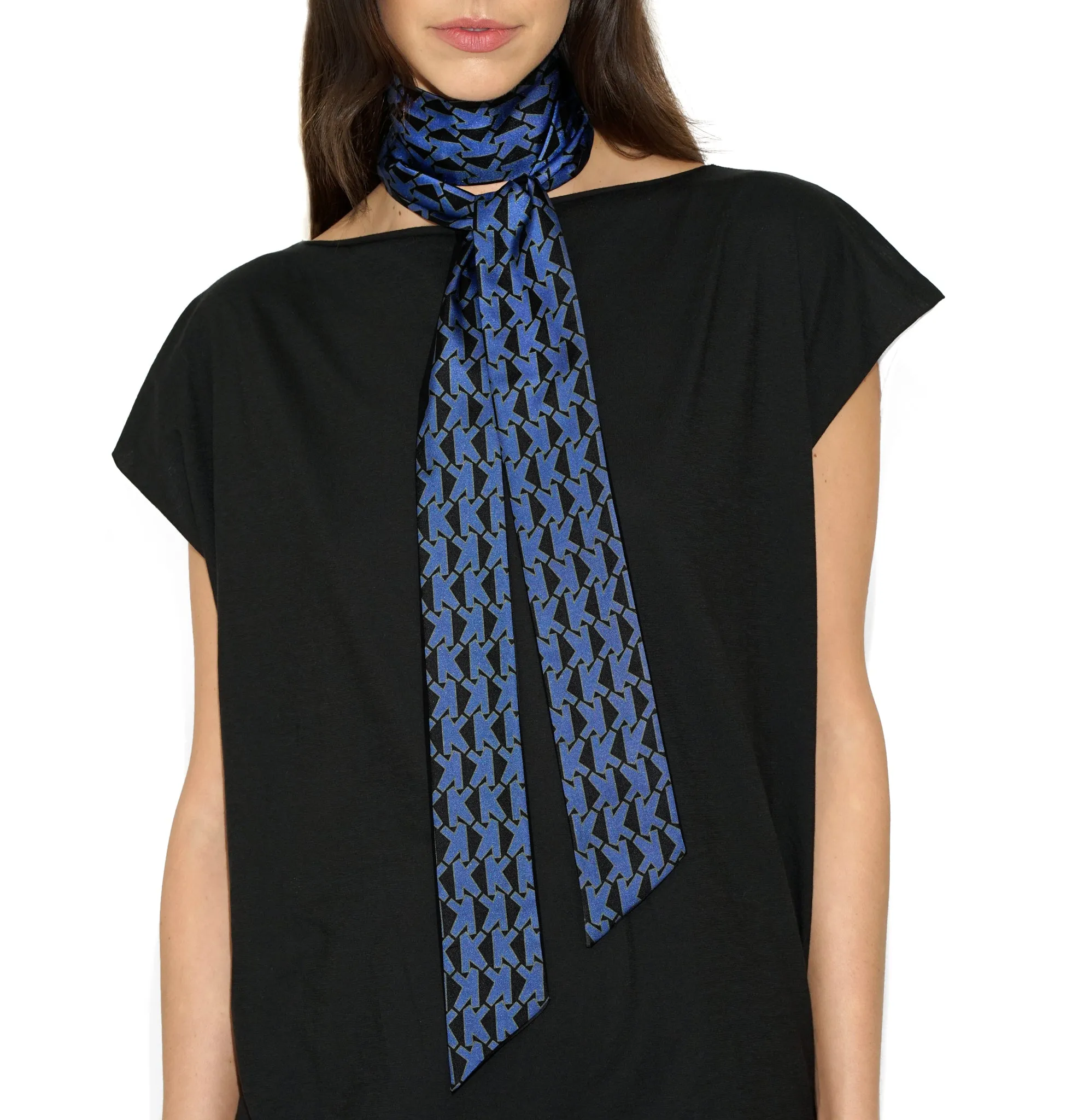 ALICE K SCARF BLUE