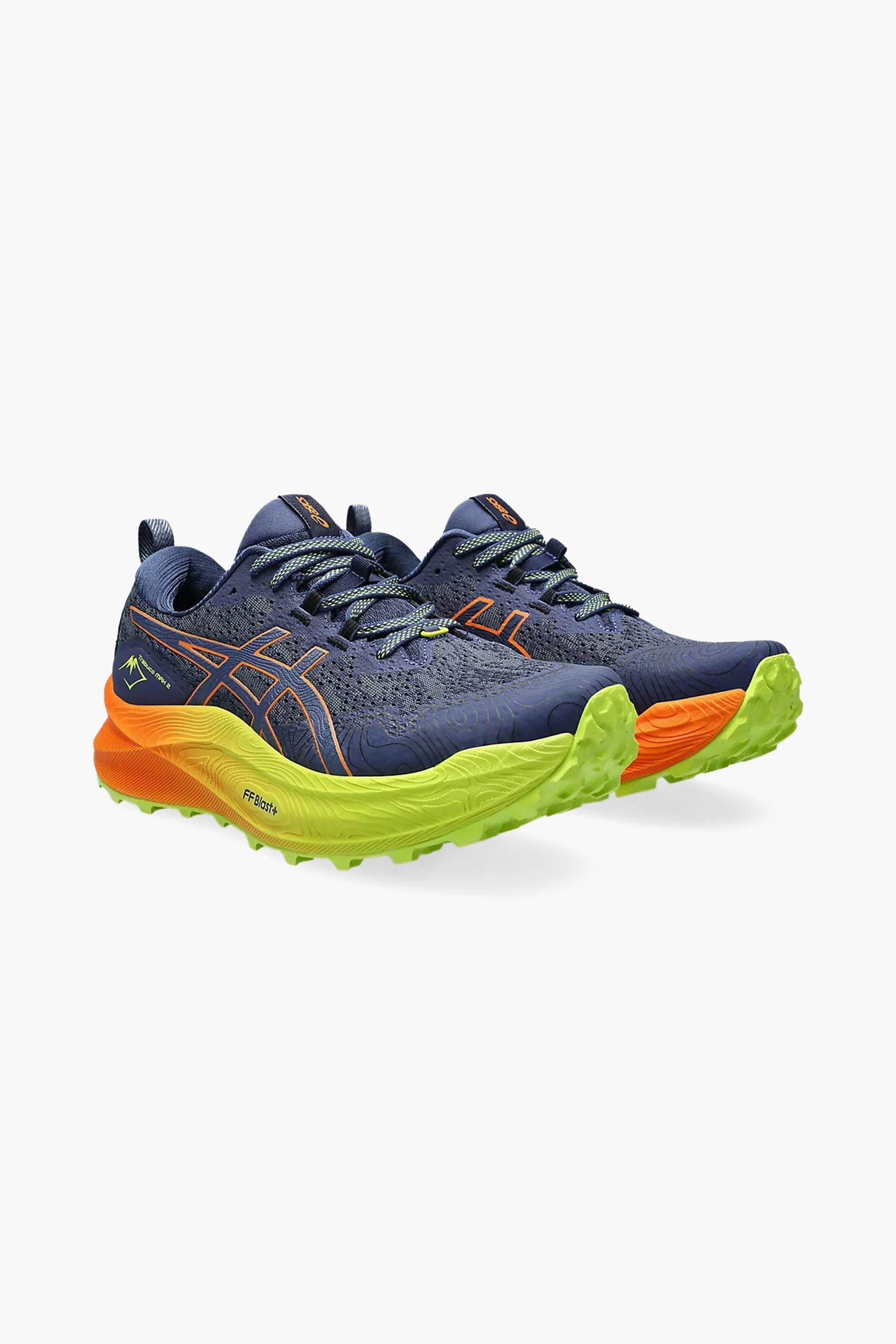 ASICS Men's Trabuco Max 2 in Deep Ocean/Bright Orange