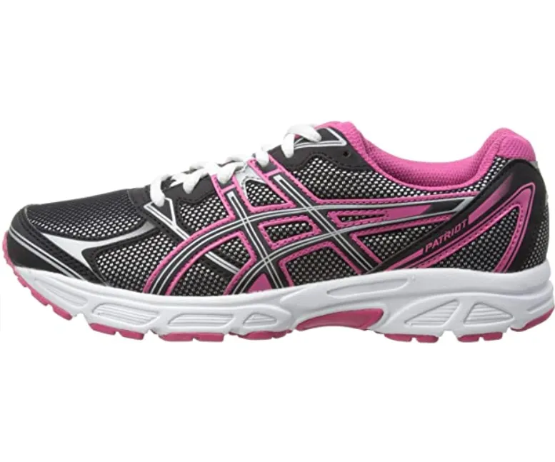 Asics Patriot 6 T3G5N 9990 onyx-black-neon pink women's running shoe