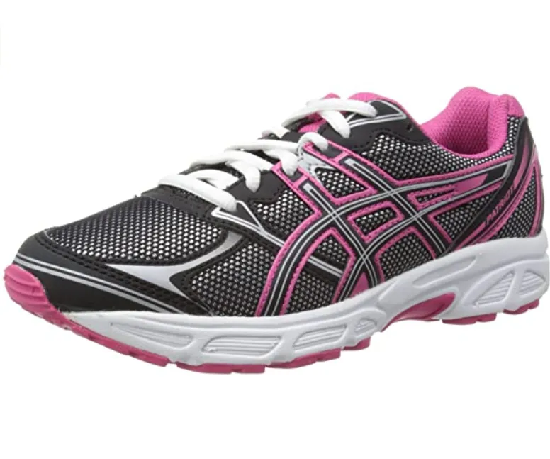 Asics Patriot 6 T3G5N 9990 onyx-black-neon pink women's running shoe