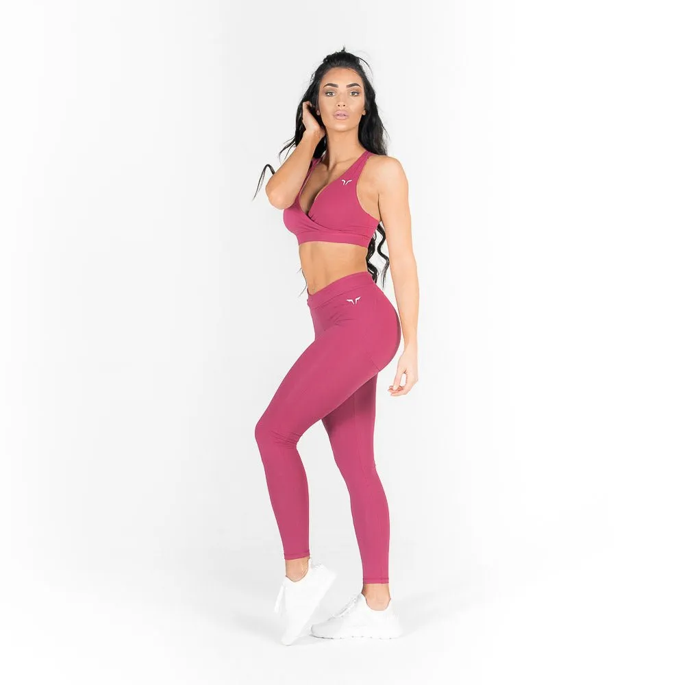 Athena Leggings - Deep Fuchsia