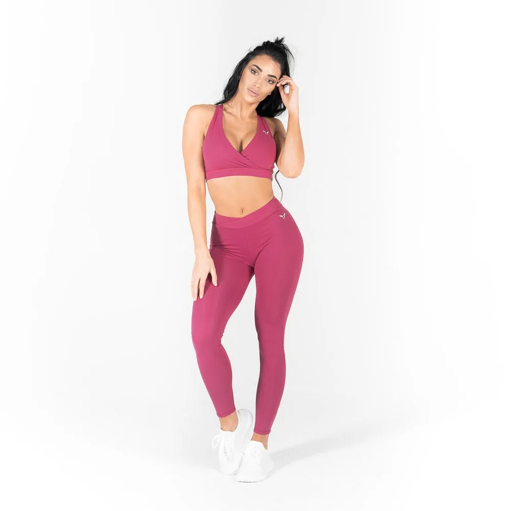 Athena Leggings - Deep Fuchsia