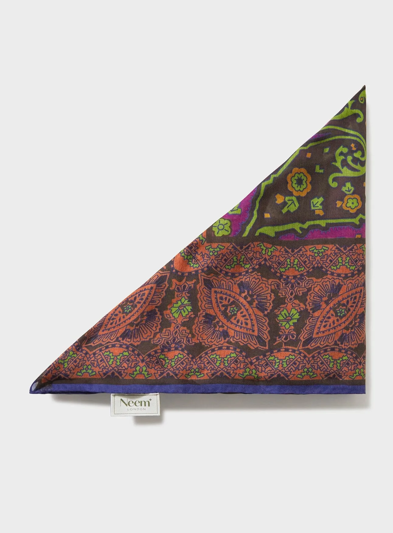 Biodegradable Italian Tencel Pink Paisley Flamboyant Scarf