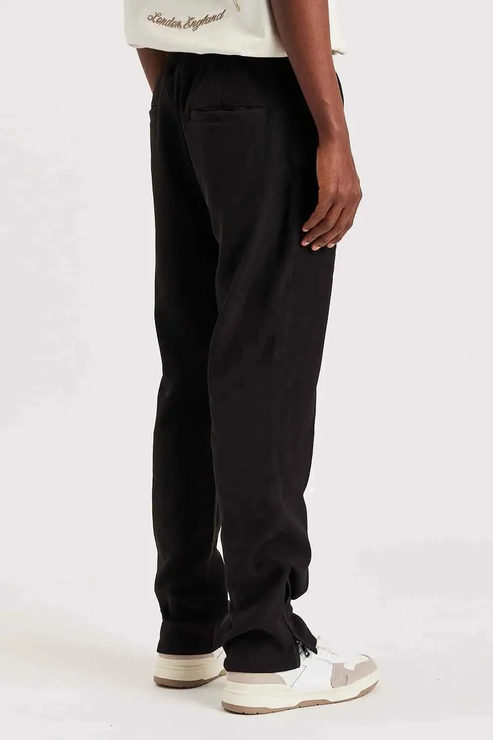 Black Twill Smart Trouser