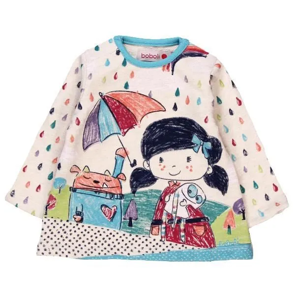 Boboli Dress - Rainy Day