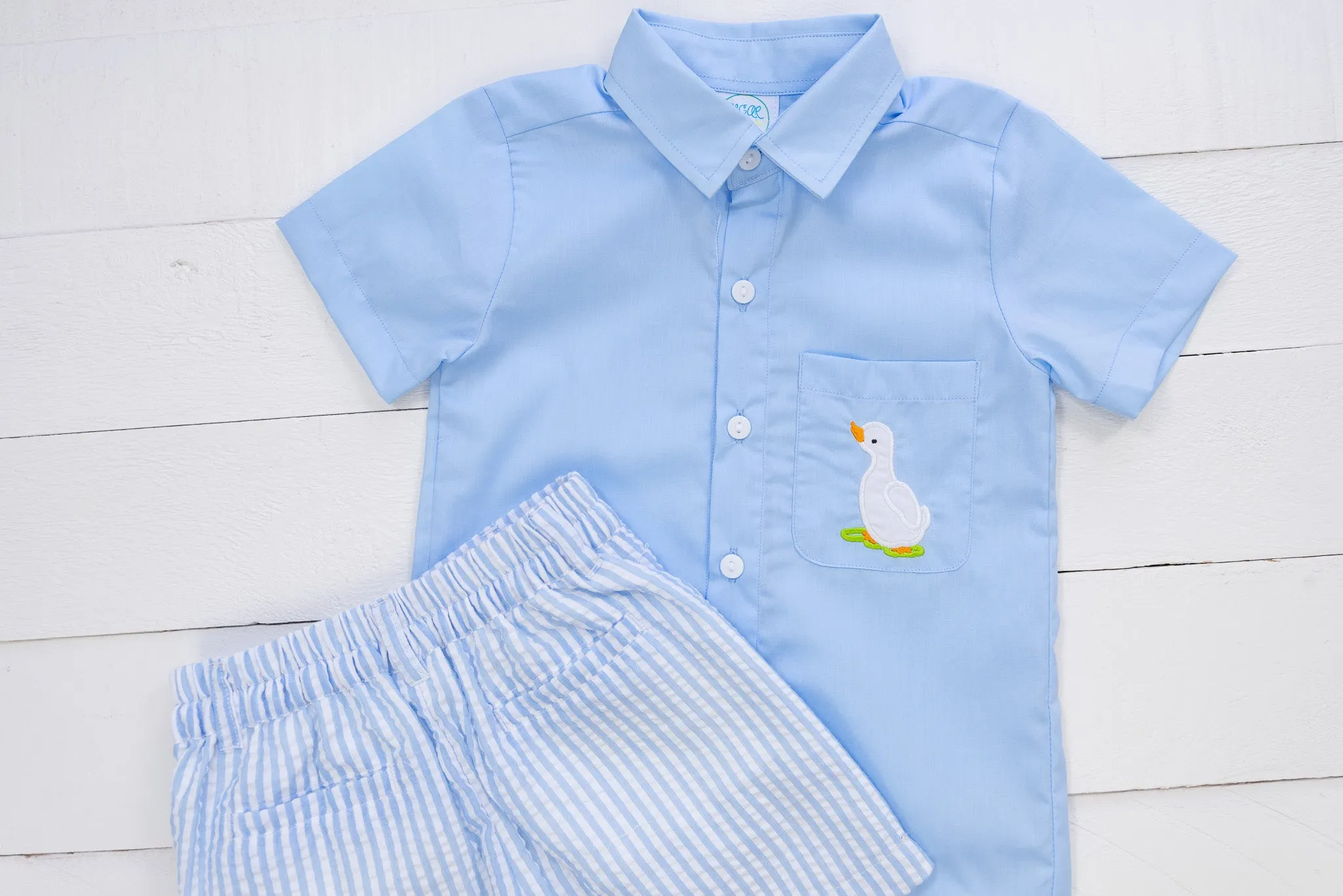 Boys Duck Shorts Set