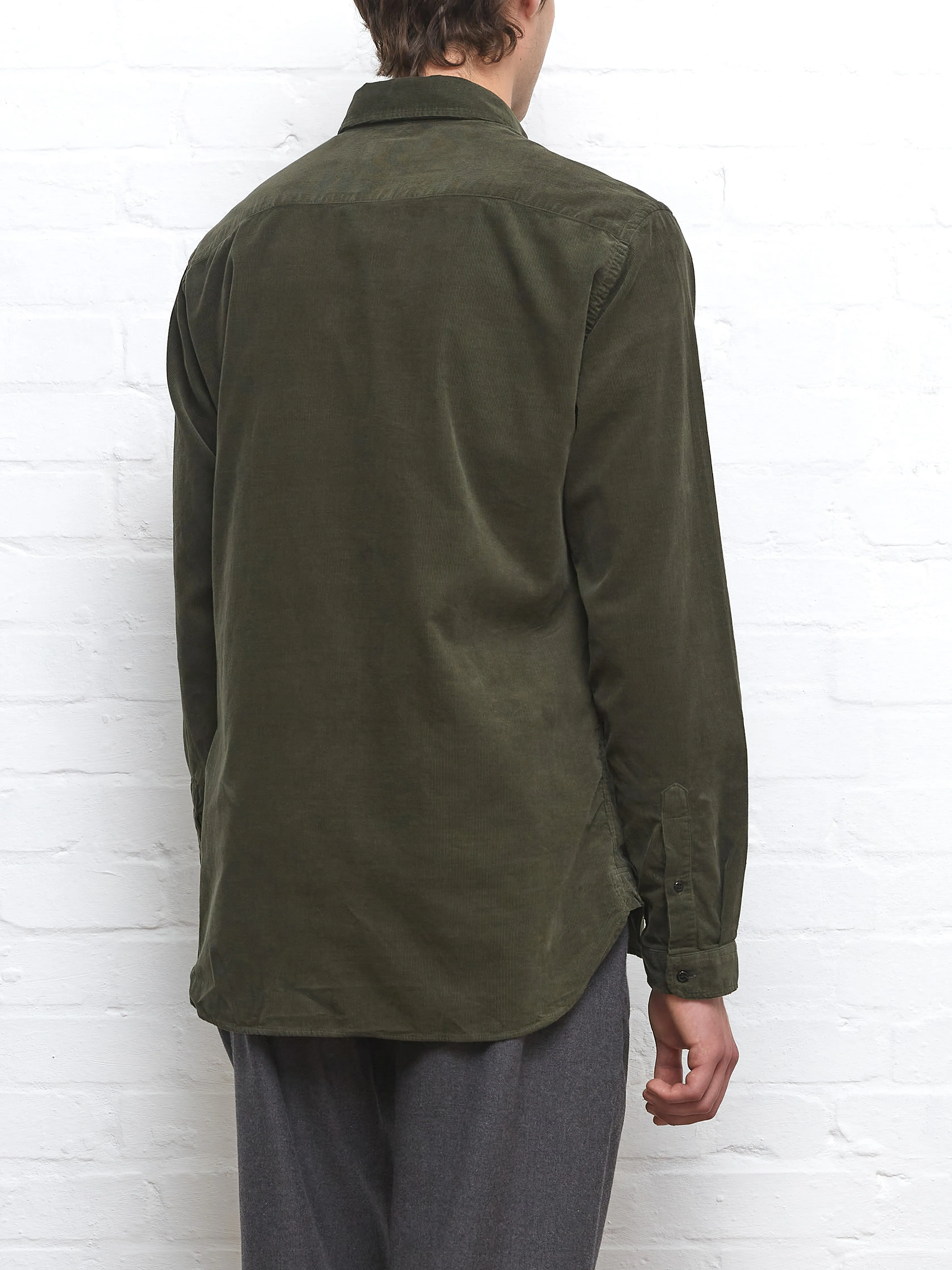 Brook Shirt Mersey Cord Green