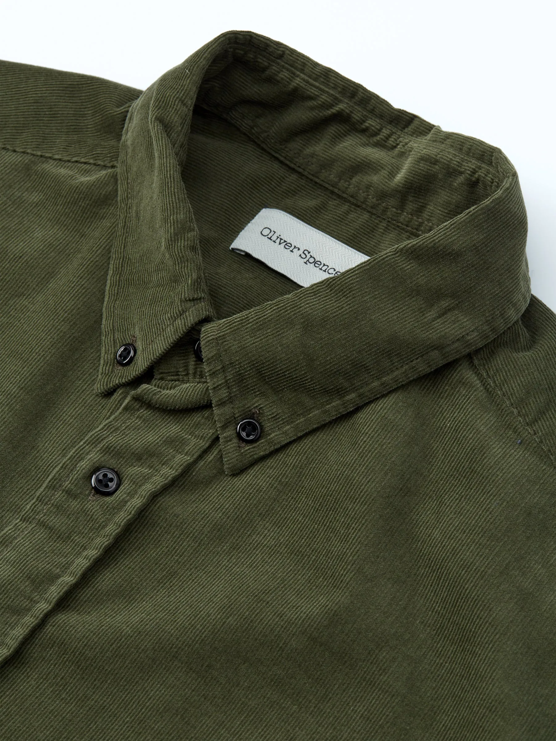 Brook Shirt Mersey Cord Green