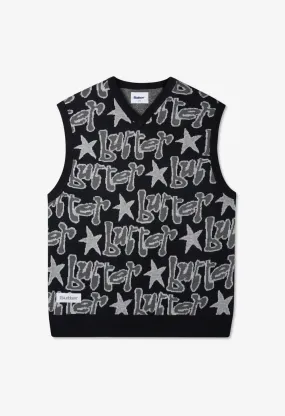 BUTTER GOODS STAR KNIT VEST