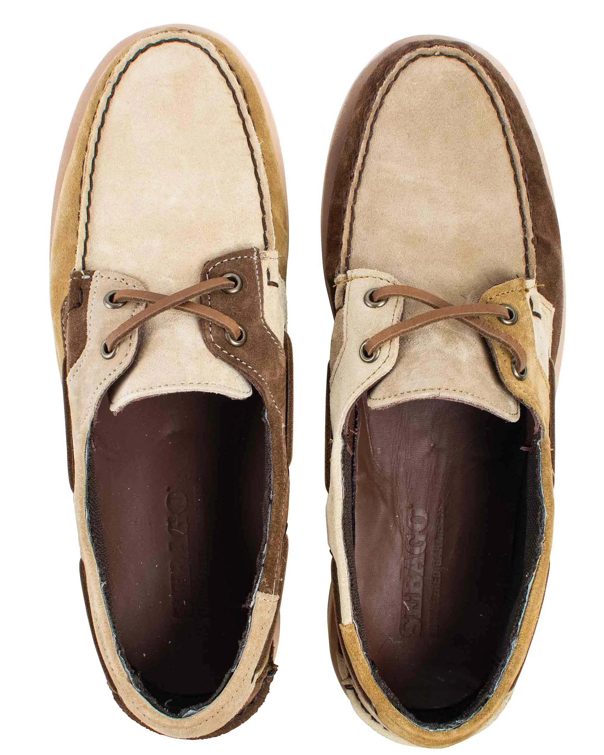 Engineered Garments x Sebago Rossisland Mix Jib Desert Tones