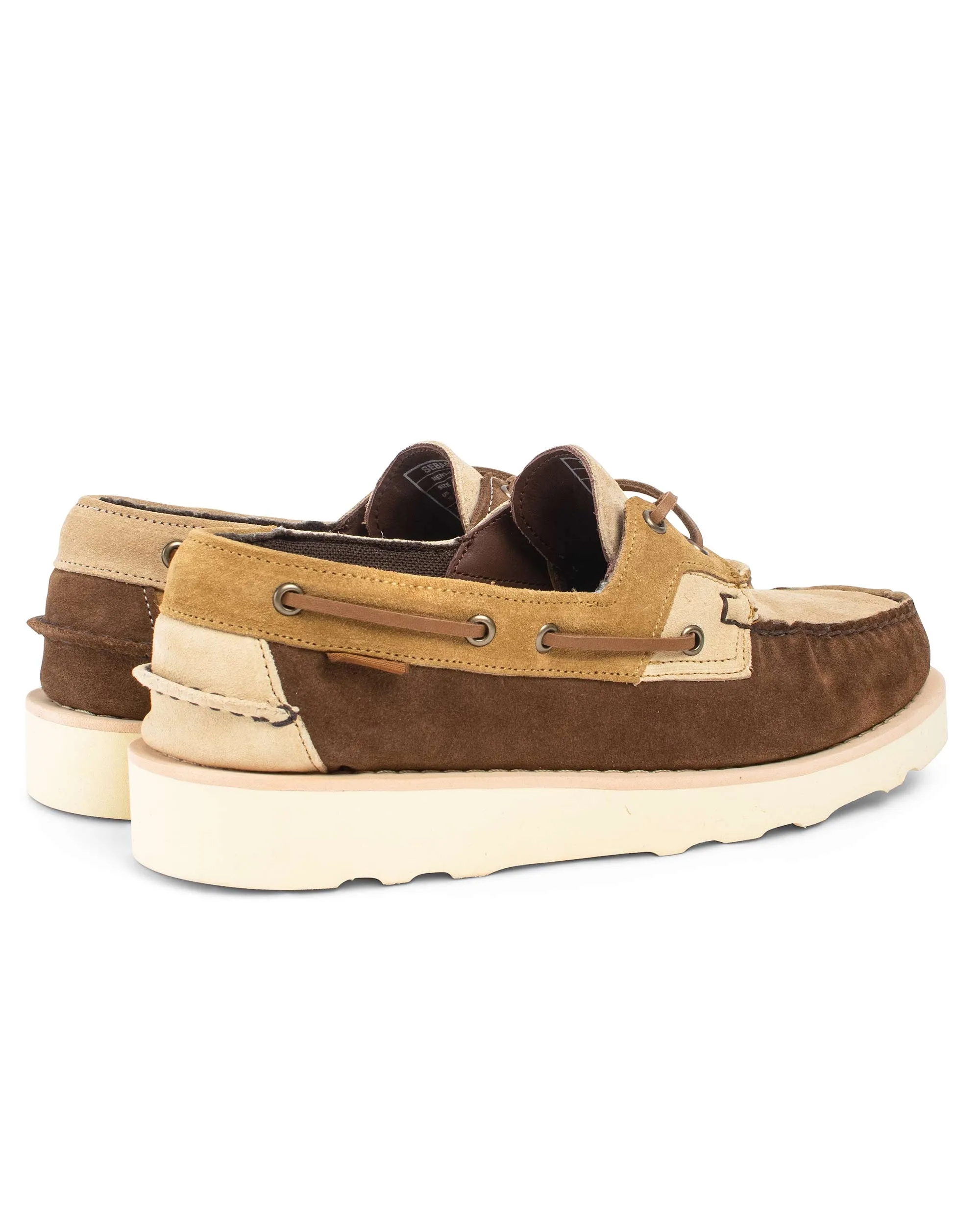 Engineered Garments x Sebago Rossisland Mix Jib Desert Tones