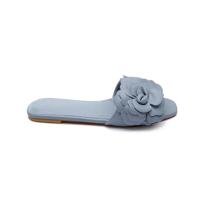 Faux Flower Slip On Sandal MY 222