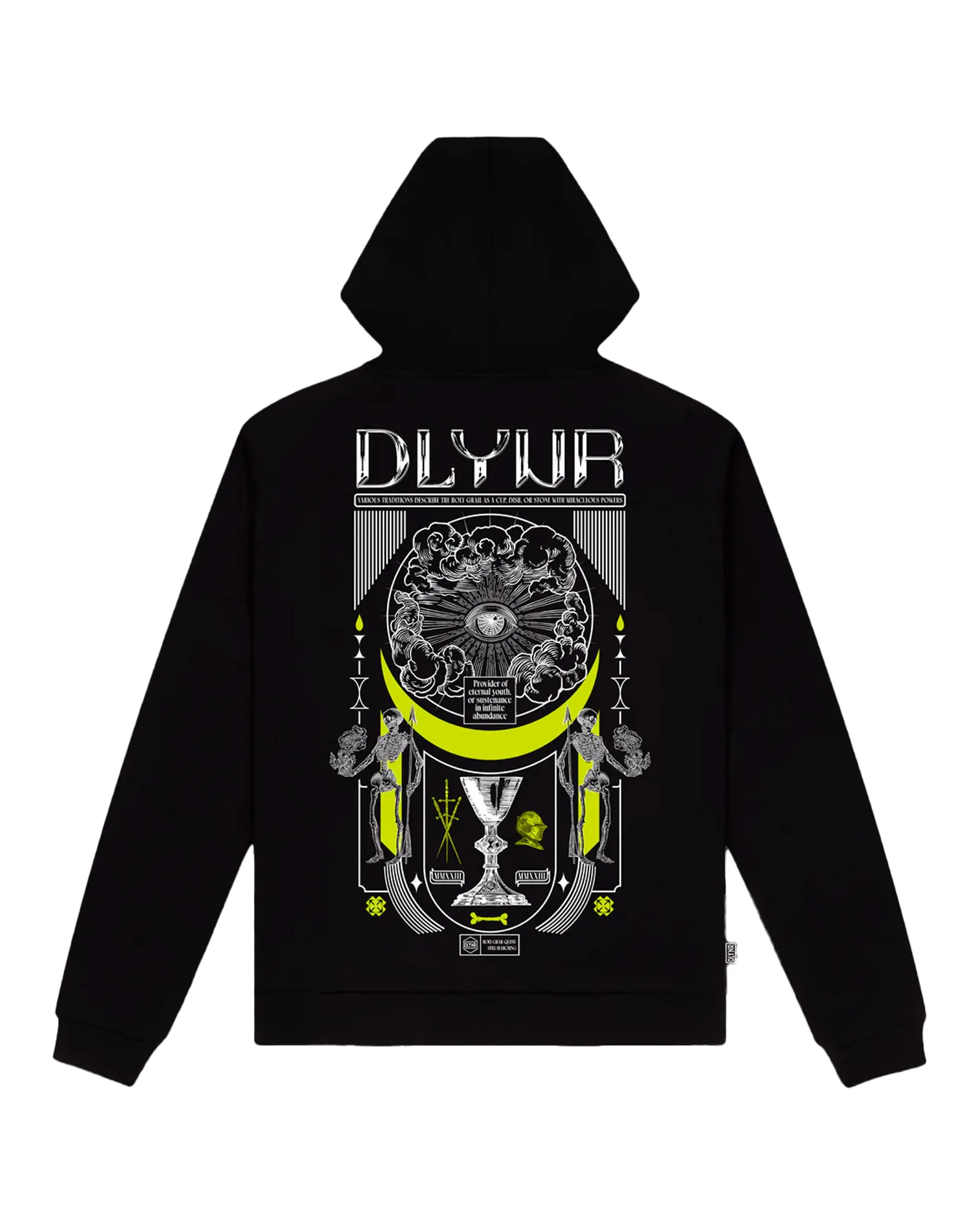 Felpa Uomo Dolly Noire Holy Grail Hoodie Black