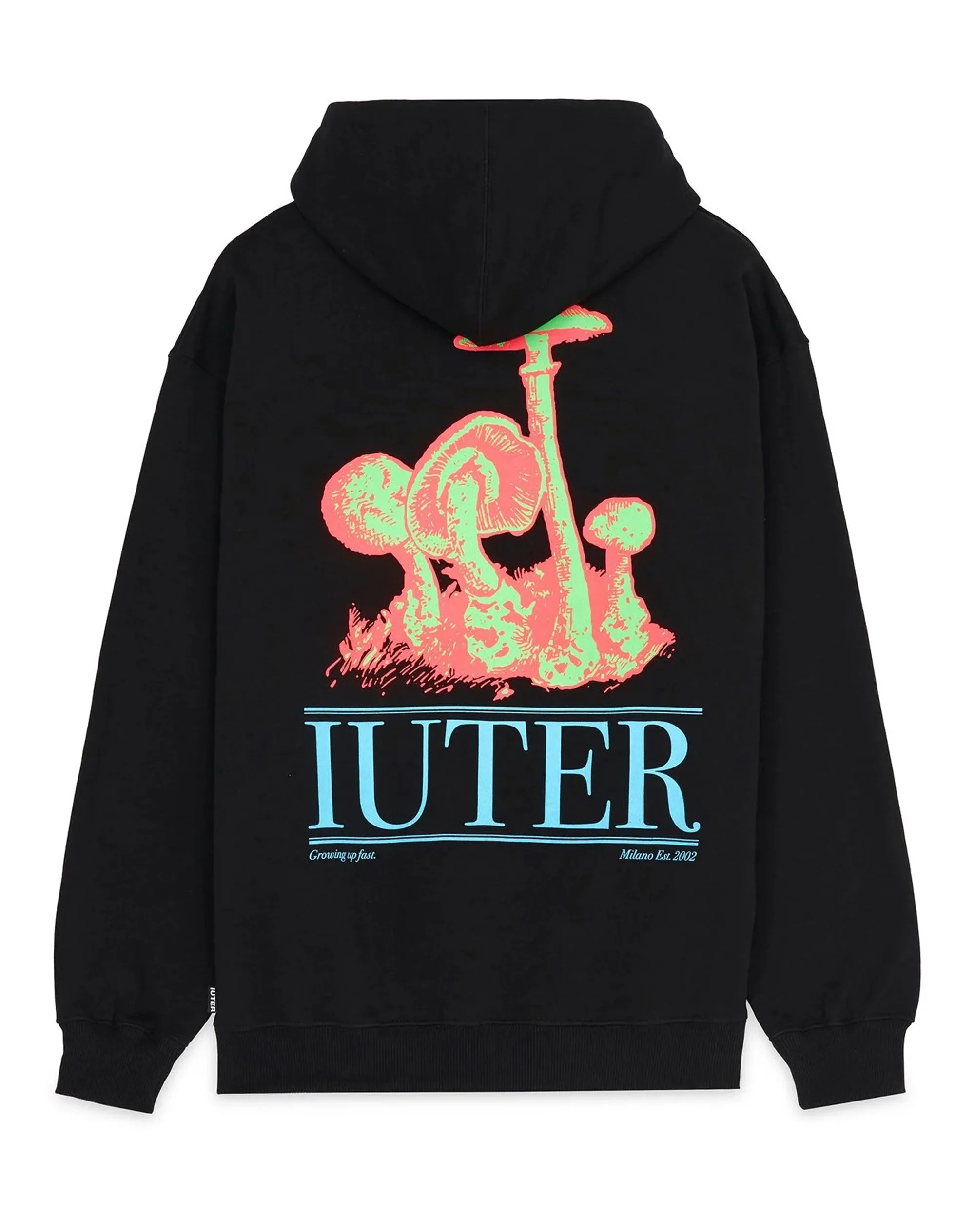 Felpa Uomo Iuter Growing Hoodie Nero