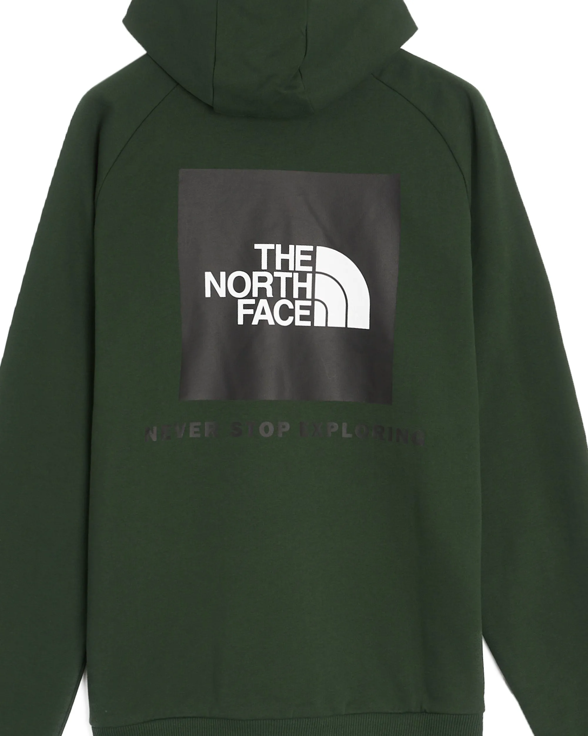 Felpa Uomo The North Face Raglan Redbox Hoodie Verde