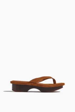 Floyd Clog Sandal in Caramel