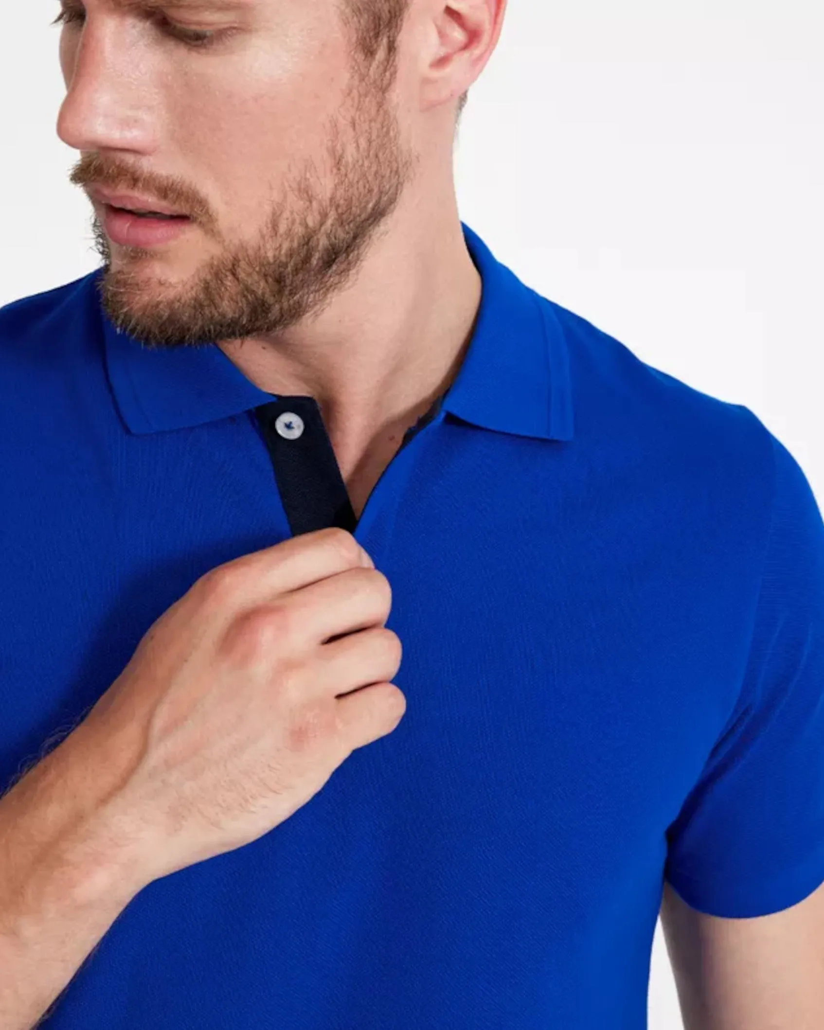 Holebrook Beppe Polo Top Surf Blue