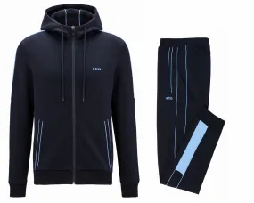 Hugo Boss 50477193 402 Hooded Tracksuit set Blue