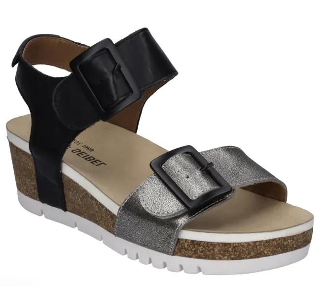 Josef Siebel Quinn 02 Sandals | Metallic   Off-white