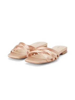 LA1301 L'Agence Abelle Satin Flat Sandal