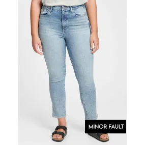 (Minor Fault) High Rise Vintage Slim Jeans