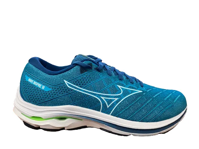 Mizuno men's running shoe Wave Inspire 18 J1GC224402 morocco blue white 