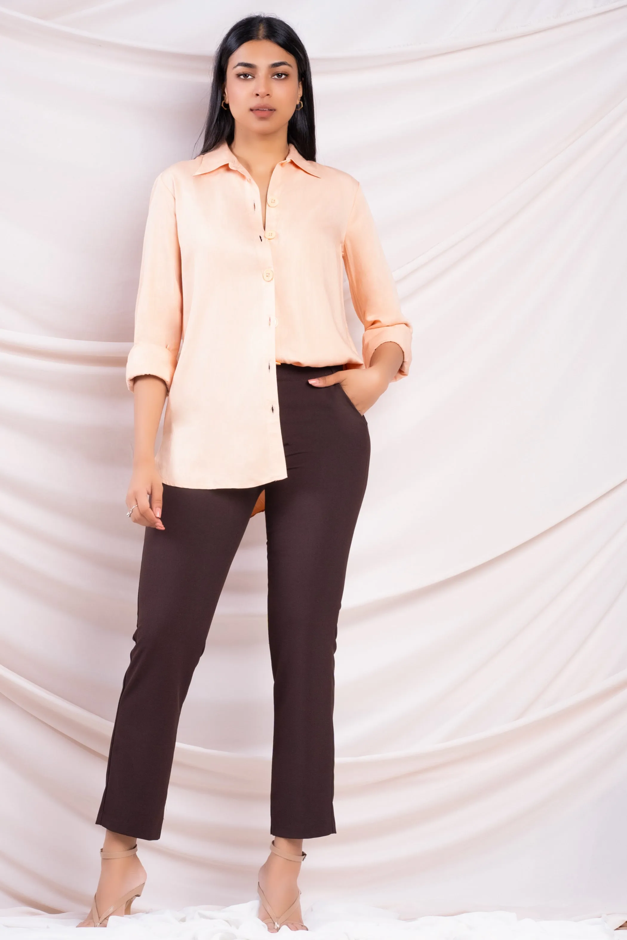 Peach Long Shirt