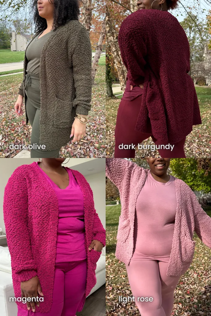 Popcorn Cardigan with Pockets (13 colors)