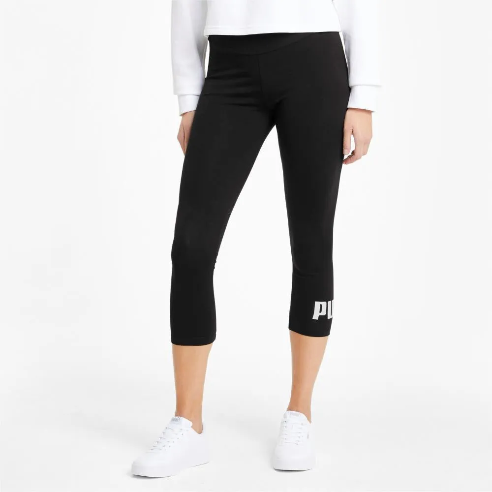 Puma women's sports trousers ESS 3/4 Logo Leggings 586828 01 black