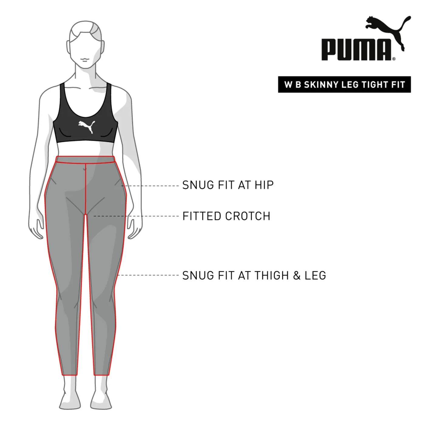 Puma women's sports trousers ESS 3/4 Logo Leggings 586828 01 black