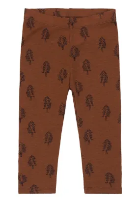 SGBPaula Baby Tree Wool Leggings - Brown Patina