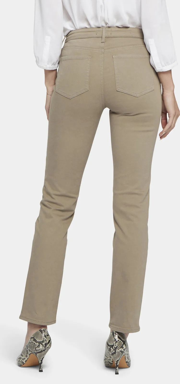 Sheri Slim Jeans Taupe Premium Denim | Saddlewood