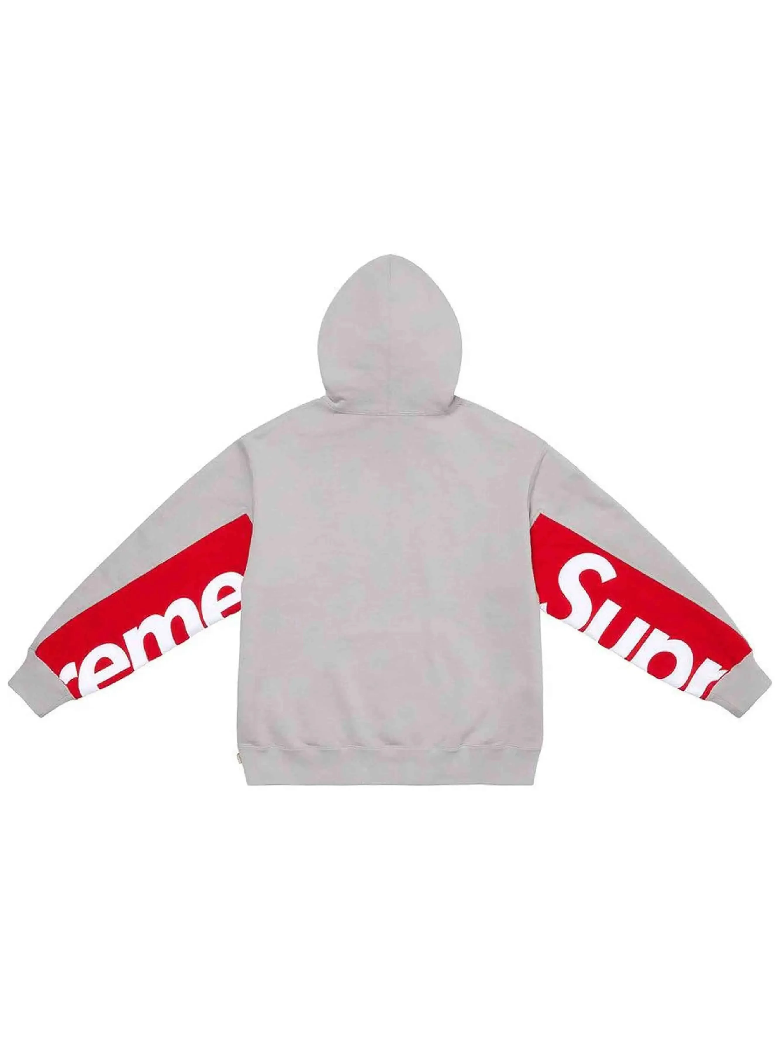 Supreme Cropped Panels Hooded Sweatshirt Grey [SS22]