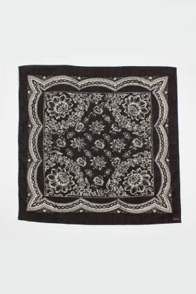 Wildflower Scarf Black