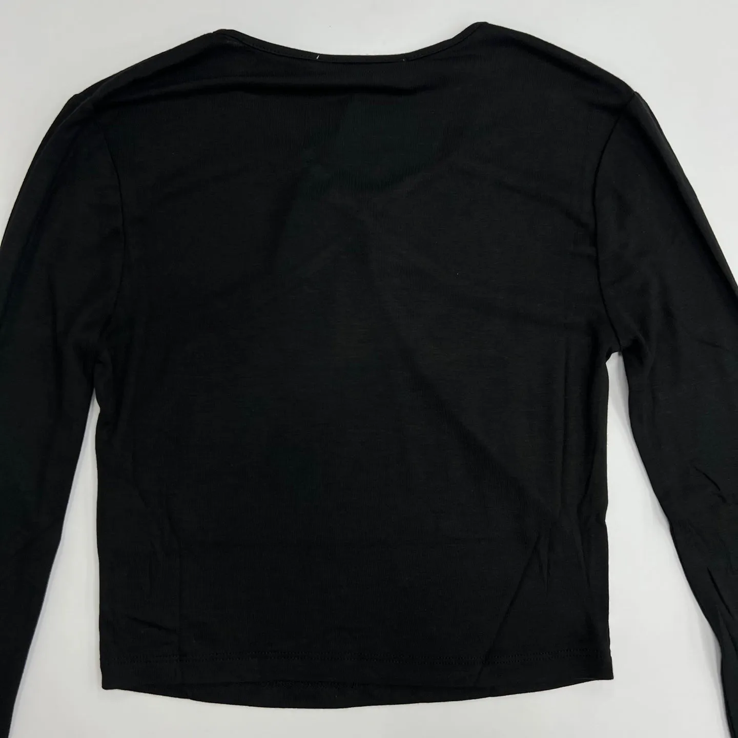 Women's Cutout Long Sleeve Crop Top